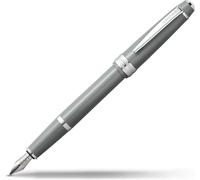 Cross Bailey Luce Lucidato Fine Punta Grigio Resina Penna Stilografica