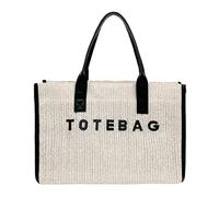 Cross Body Bag for Women, Straw Beach Tote Bag Large Capacity Letter Shoulder Handbag Vacation Essentials Casual Handbag for Women Vacation Travel and Summer Pool Outdoor Daily Use