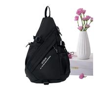 Cross Body Sling Bag, Stylish Large Capacity Chest Daypack, Sports Shoulder Backpack for Students, Hiking, Camping, Gym, Fitness, Outdoor Travel, Urban Commuting, 14.17x5.51 Inches