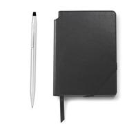Cross Century Ballpoint Pen with Medium Journal Gift Kit - Chrome/Black