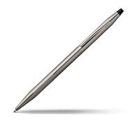 Cross Classic Century - Penna a sfera (tratto M, colore inchiostro: nero, ricaricabile, con confezione regalo premium, colore: Grigio titanio