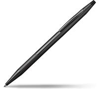 Cross Classic Century - Penna a sfera (tratto M, colore inchiostro: nero, ricaricabile, con confezione regalo premium, colore: Nero strutturato