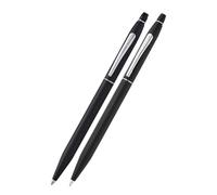 CROSS Click Classic - Penna a sfera ricaricabile nera e portamine da 0,5 mm, in confezione regalo premium