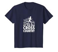 Cross Country Mom: Non Posso Mio Figlio ha Il Fondo Maglietta, Bambini, Navy, 2 Anni