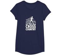 Cross Country Mom: Non Posso Mio Figlio ha Il Fondo Maglietta, Ragazze, Navy, L
