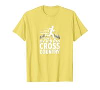 Cross Country Mom: Non Posso Mio Figlio ha Il Fondo Maglietta, Uomo, Limone, 3XL