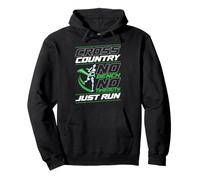 Cross Country Nessuna panchina Nessun Timeout Basta Correre Felpa con Cappuccio