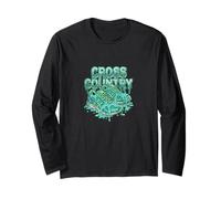 Cross Country XC Drip for Boys Girls CC Runners Ice Cream Maglia a Manica