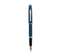 Cross Coventry - Penna stilografica con pennino fine, colore: Blu laccato