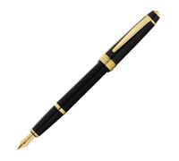 Cross - E011025 - Penna stilografica Bailey Light - punta M - fusto nero-oro - Cross - 104021 - Conf. da 1 Pz. - E011025