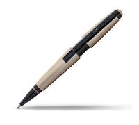 Cross Edge Rollerball (tratto M, colore inchiostro: nero, ricaricabile, con confezione regalo premium), beige opaco, 1 pezzo (1 pezzo)