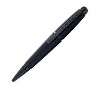 Cross Edge Rollerball (tratto M, colore inchiostro: nero, ricaricabile, con confezione regalo premium), nero opaco