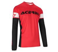 Acerbis J-Track Inc. 2.0, maglia L male Rosso/Nero/Bianco