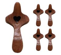 Cross Fidget Wood - Gadget religiosi in legno per la punta delle dita, 5 pezzi, per Pasqua cristiana, aggrappati alla preghiera, per te stesso e amici di famiglia