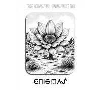 Cross Hatching Pencil Drawing Practice Book - Enigmas: Mastering Bioluminescence, Crystalline Structures, and the Art of Technical Luminosity