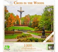 Cross in The Woods - 1000 Piece MI Puzzles Jigsaw Puzzle - for Adults