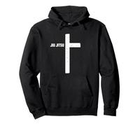 Cross Jiu Jitsu Arti Marziali BJJ MMA Sport Faith Felpa con Cappuccio