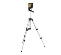 Cross Line Levels Tripod, Precision Indoor Crucifix Lines Level with Stand, 10.6x25.6 Inch Adjustable Design & Compatibility, Alignment Leveler Gadget for Cabinet Wall Mounting Installation and Floor