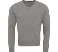 Cross Maglia classica con scollo a V, grigio