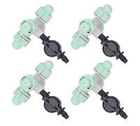 Cross Misting Spray Nozzle Set Efficient Irrigation Head for Gardens