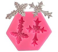 Cross Mold - Flower Shaped Cross Candy Mold | Cupcake Topper, Baptism Cake Toppers, Baptism Cake Decorations, Party Supplies for Shower Wedding Party