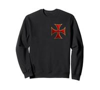 Cross Pattee - Christian Order of The Red Cross - Templare Felpa