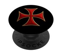 Cross Pattee - Christian Order of the Red Cross - Templare PopSockets PopGrip Adesivo