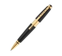 CROSS Penna a sfera Selectip® con finitura nera opaca e finitura oro PVD | Elegante accessorio per una scrittura fluida, senza cappuccio, apertura scorrevole e chiusura a scatto, forma ergonomica