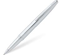 Cross Penna Rollerball Con Finitura Pure Chrome, Inchiostro Nero, Punta Media
