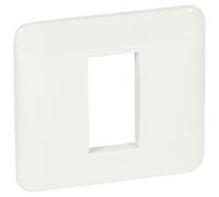 CROSS-Placca ABS scatola rett. 1M bianca