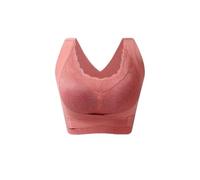 Cross Reggiseno sportivo da donna senza cuciture per un maggiore comfort durante gli allenamenti (M rosso)