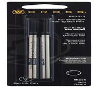 Cross Ricariche per penne a sfera punta media confezione da 2 Black