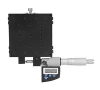 Cross Roller Micrometer Platform, Table Size 100 X 100mm Load Capacity Up To 147n Aluminum Alloy Station Optical Sliding Table