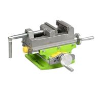 Cross Slide Drill Press Vise - High Precision Compound Milling Table | X Y Direction Bench Vise with Vernier Reading | Alluminio Alloy Rotary Table for Drilling, Boring And Milling Work