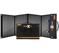 CROSS TOOLS SOLARBOX 120 68060 Pannello Solare Fotovoltaico Pieghevole da 120 W (incluso cavo solare da 5 m/USB-C/USB 3.0), Resistente alla Pioggia, Montaggio a Parete