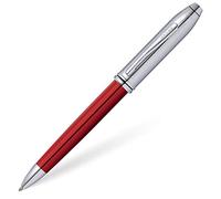 Cross Townsend - Penna a sfera, edizione limitata, in confezione regalo, colore: Rosso/Cromato