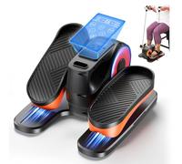 Cross trainer, cross trainer per la casa, mini cross trainer per la casa, pedal trainer per le gambe con velocità/resistenza regolabile su 12 livelli