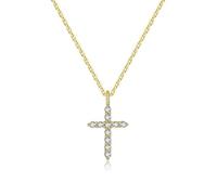 Cross type Stainless Steel Map Pendant Necklace Earrings And Ring Set Fashionable And Versatile Suitable For Men Women Brides And Grooms Suitable For Wedding Parties Various Festivals (gold)
