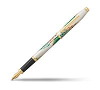 CROSS Wanderlust Borneo - Penna stilografica con pennino fine, in confezione regalo di alta qualità, con cartuccia ricaricabile
