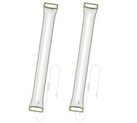 CROSS ZEBRA Camping Lamp, Outdoor Lamp, Magnetically Attached and Hookable, Portable, Blow-Type Soft Lamp, Easy to Store, for Camping, Hiking, Spring Outings and Home, USB Wired (Green 2 Pack)