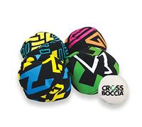 Crossboccia Family Pack Pro Set, Bocce in Tela per Uso Interno ed Esterno, per 4 Giocatori, Colore, 970828