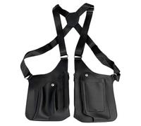 CrossBODBADE - Borsa da viaggio, in pelle PU, con tracolla regolabile, per messaggeri alla moda, con doppia cinghia, per lavoro, attività all'aperto, casual