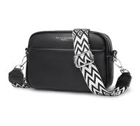 Crossbody Bag for Women, Genuine Leather Women's Cross body Camera Bags Handbag with Adjustable Wide Strap, Over Shoulder Bag for Ladies Girls Travel Shopping Work Daily Use