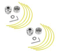 Crossbody Mounted 4 Cicli Erba Trimmer Testa In Alluminio Costruzione Per Manutenzione Cantiere Prati Attrezzature Cura Spazzola Cutter Attacco