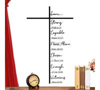Crosses For Wall | Elegant Christian Hangable | Indoor Faith-Based Decorati