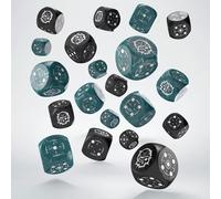 Crosshairs Compact D6 Dice Set Stormy&Black (20)