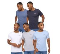 Crosshatch Basicblues Maglietta Uomo Misura Confezione 5 (GT5987)