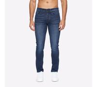 Crosshatch Malcolm Jeans Uomo Slim Fit Dark Wash Blu Navy Designer
