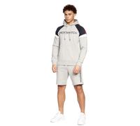 Crosshatch Reginald Completo Felpa con Cappuccio e Pantaloncini Uomo (BG422)