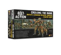 CROSSING THE RHINE british & canadian infantry winter STARTER ARMY SET warlord g